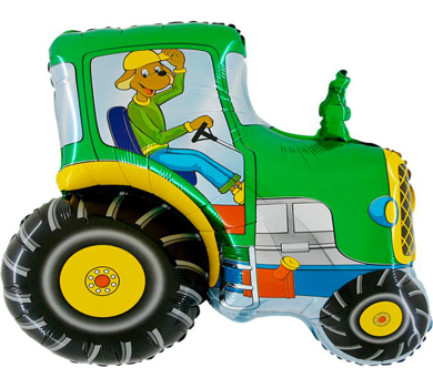 SF Traktor mit Hund grün
