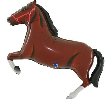GR37 Pferd dunkelbraun