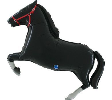 GR37 Pferd schwarz
