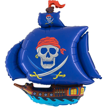 GR37 Piratenschiff blau