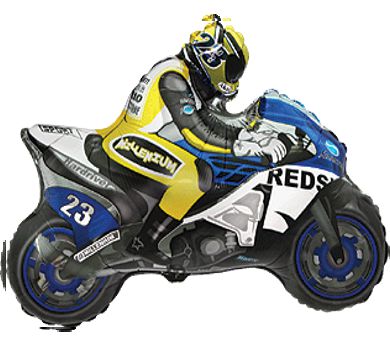 FX38 Motorrad blau