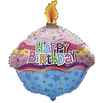 FX38 Happy Birthday Cupcake