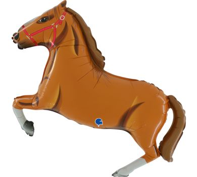 GR37 Pferd hellbraun