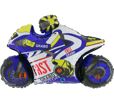 GR37 Motorrad blau