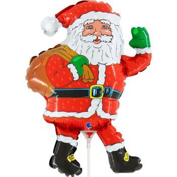 Mini Shape Santa Claus mit Rucksack