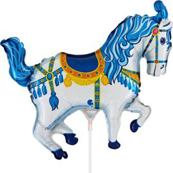 Mini Shape Zirkuspferd blau