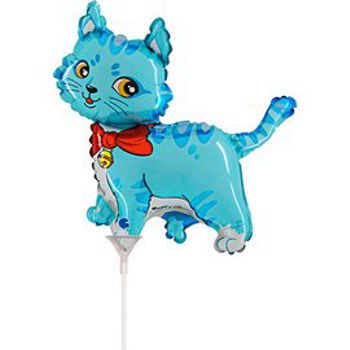 Mini Shape Katze blau