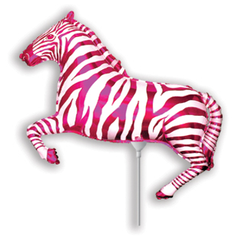 Mini Shape Zebra pink