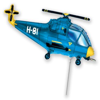 Mini Shape Hubschrauber blau