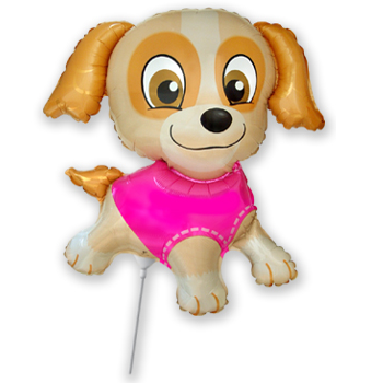 Mini Shape Hund pink