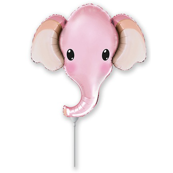 Mini Shape Elefant Kopf rosa