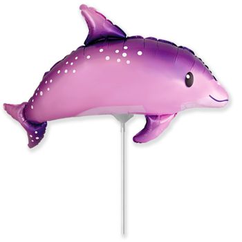 Mini Shape süßer Delphin pink